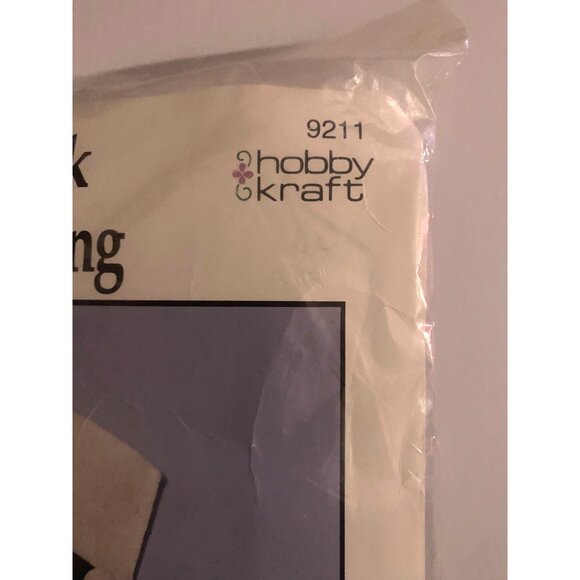 NOS Hobby Kraft Storybook Felt Stocking Kit Santa Claus Snowman Toys 18" USA - Picture 2 of 5